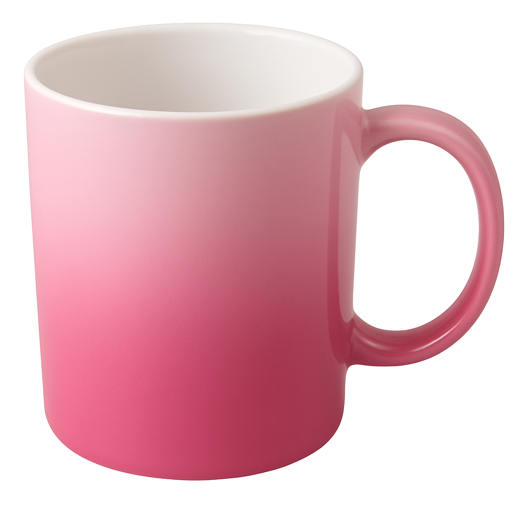 Custom 11 oz 2Shade Ceramic Sublimation Mug – Heat Press Compatible, Customizable Cup print view 4