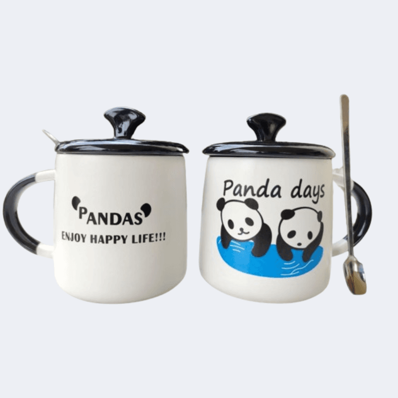 Custom Personalized Coffee Mug with Lid | Custom Printed Cup print view 2