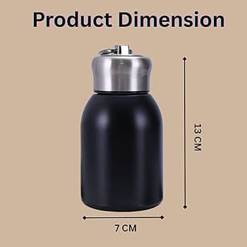 Custom Premium Stainless Steel Flask Bottle 350ml with Laser Engraving | Leak-Proof | Hot & Cold | Multicolour print view 5