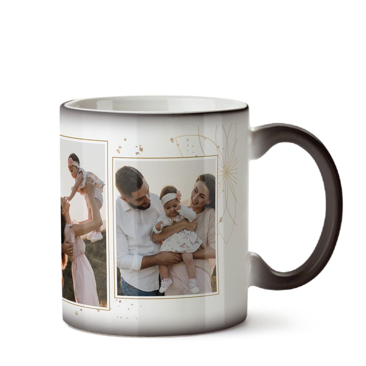 Custom A magical way to sip your favorite drink! The 11oz Magic Mug changes color with heat, revealing your custom photo, name, or design. Perfect for gifts, surprises, and everyday use. print view 2