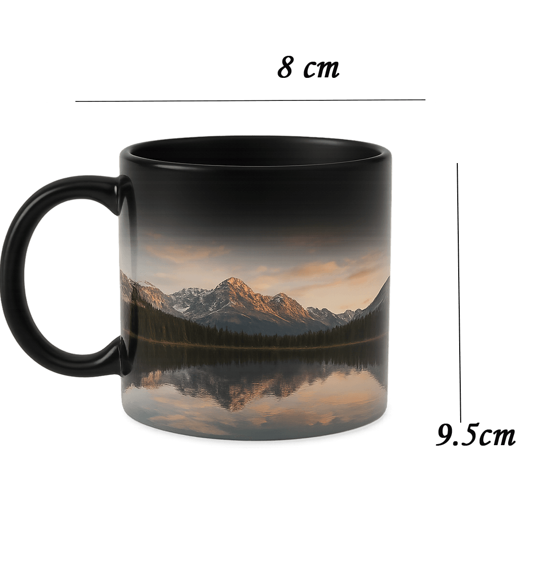 Custom A magical way to sip your favorite drink! The 11oz Magic Mug changes color with heat, revealing your custom photo, name, or design. Perfect for gifts, surprises, and everyday use. print view 5
