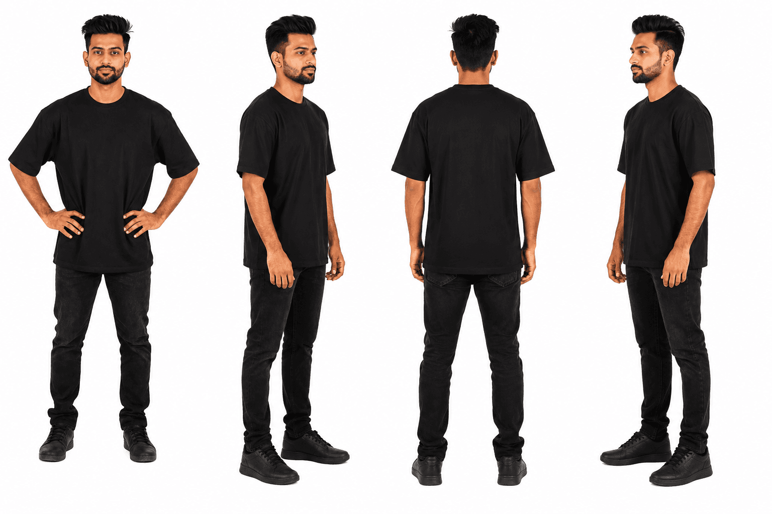 Custom Personalized T-Shirt – Upload Your Photo & Customize | Oversized print view 2