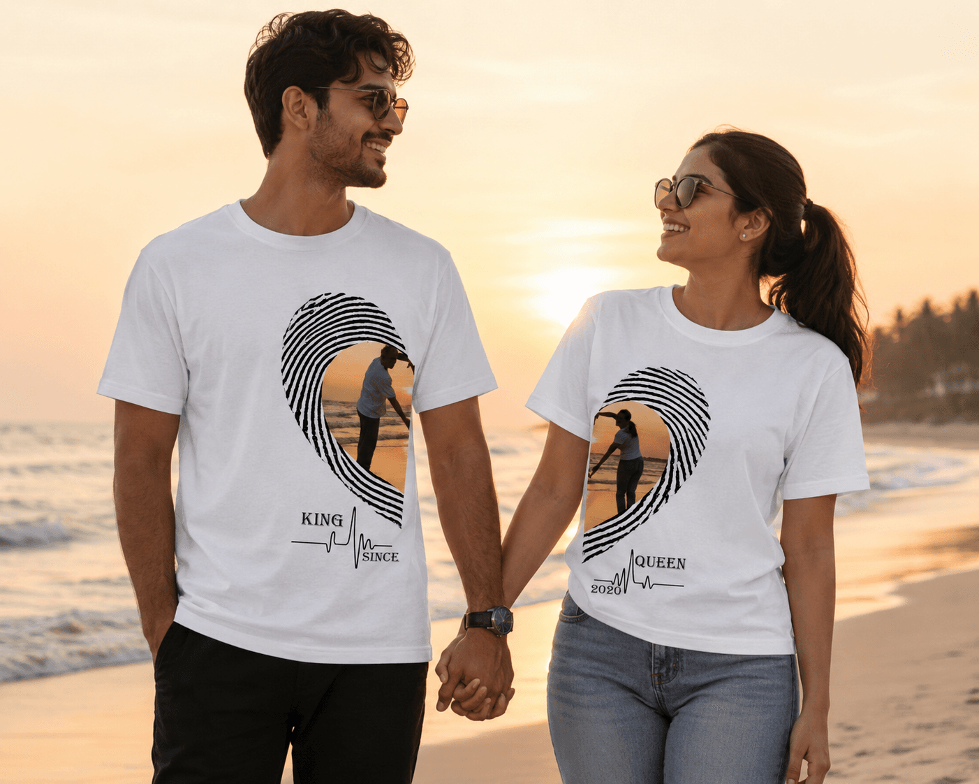 Custom Customized Cotton T-Shirt for Men & Women | Regular Fit | Half Sleeve | DTF Printed | Sizes S to XXXL print view 1