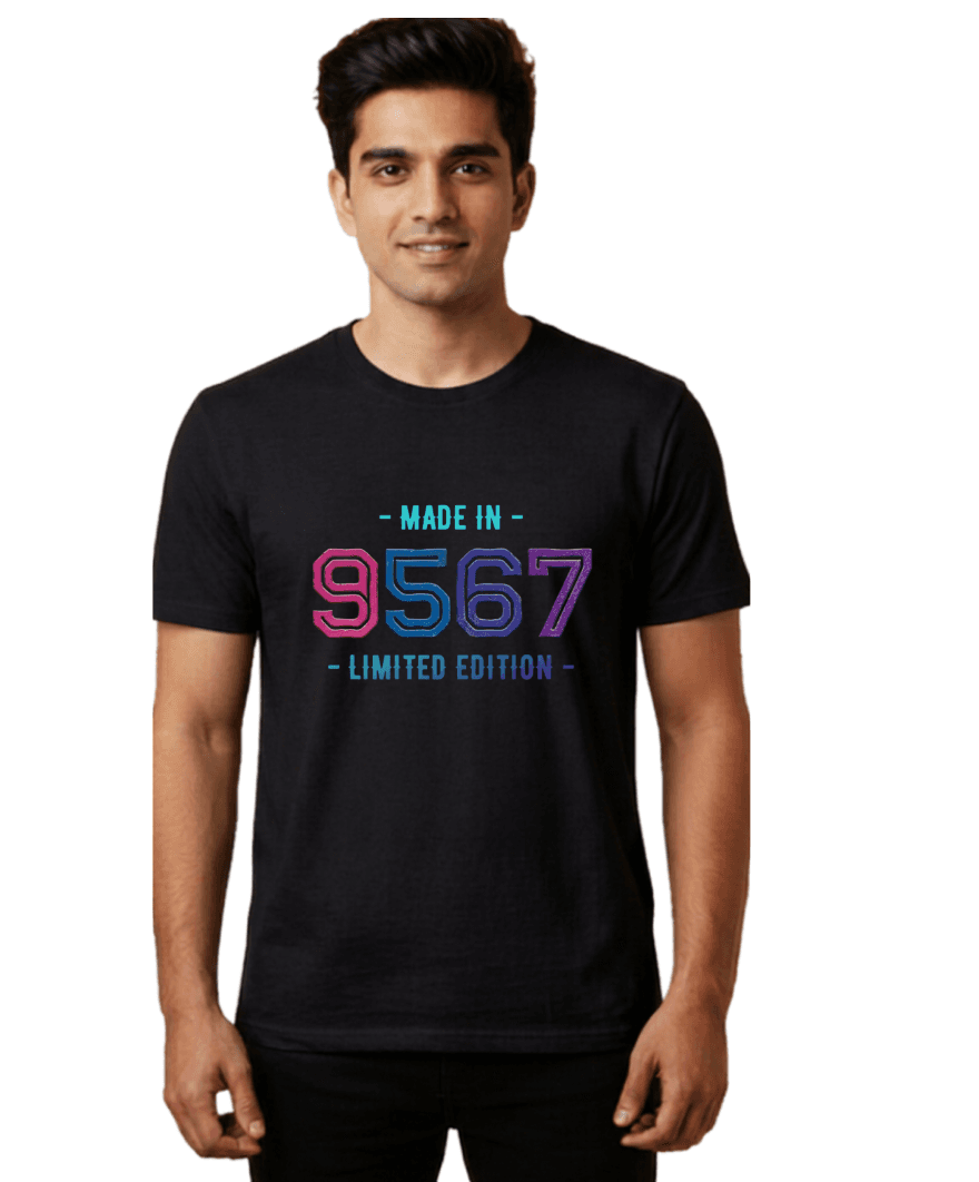 Custom Customized Cotton T-Shirt for Men & Women | Regular Fit | Half Sleeve | DTF Printed | Sizes S to XXXL print view 6