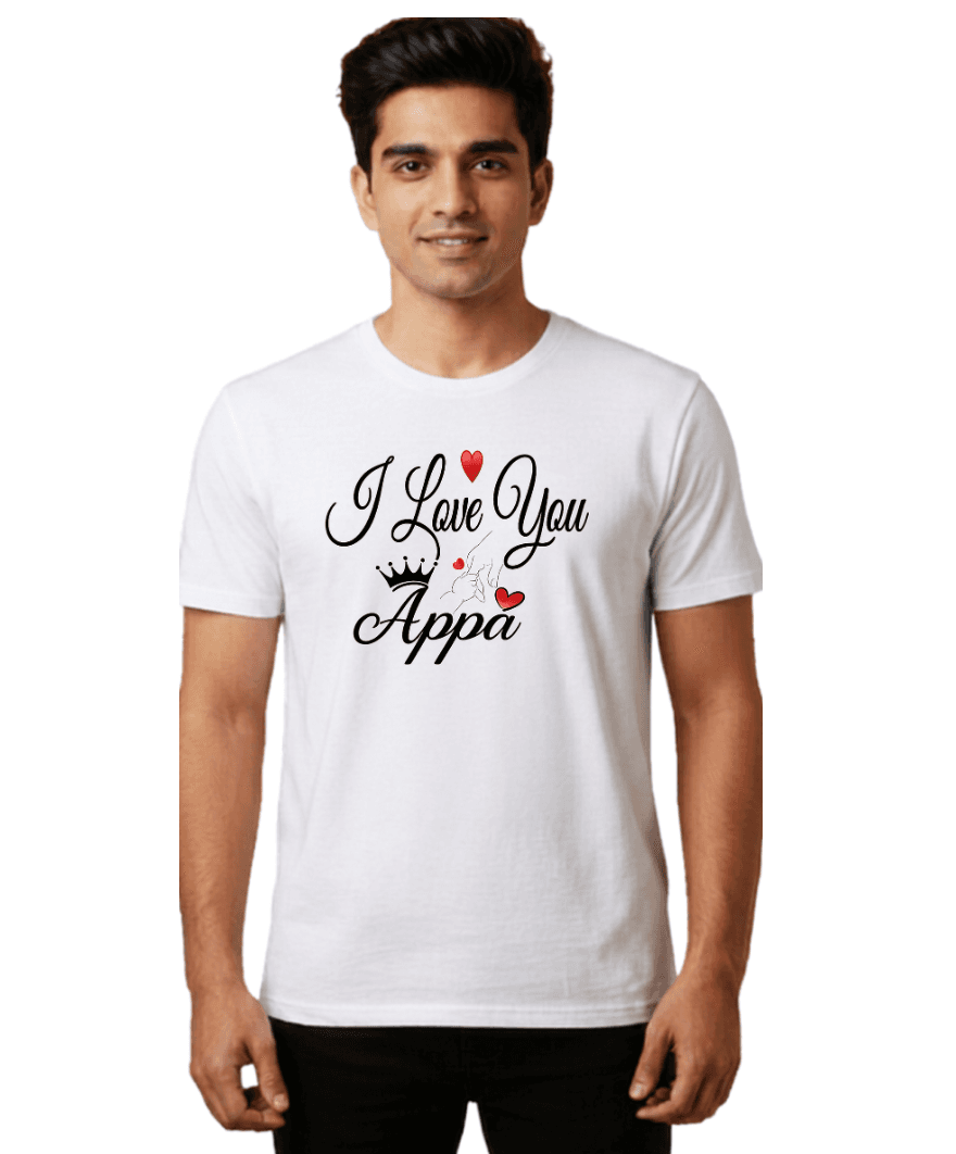 Custom Customized Cotton T-Shirt for Men & Women | Regular Fit | Half Sleeve | DTF Printed | Sizes S to XXXL print view 14