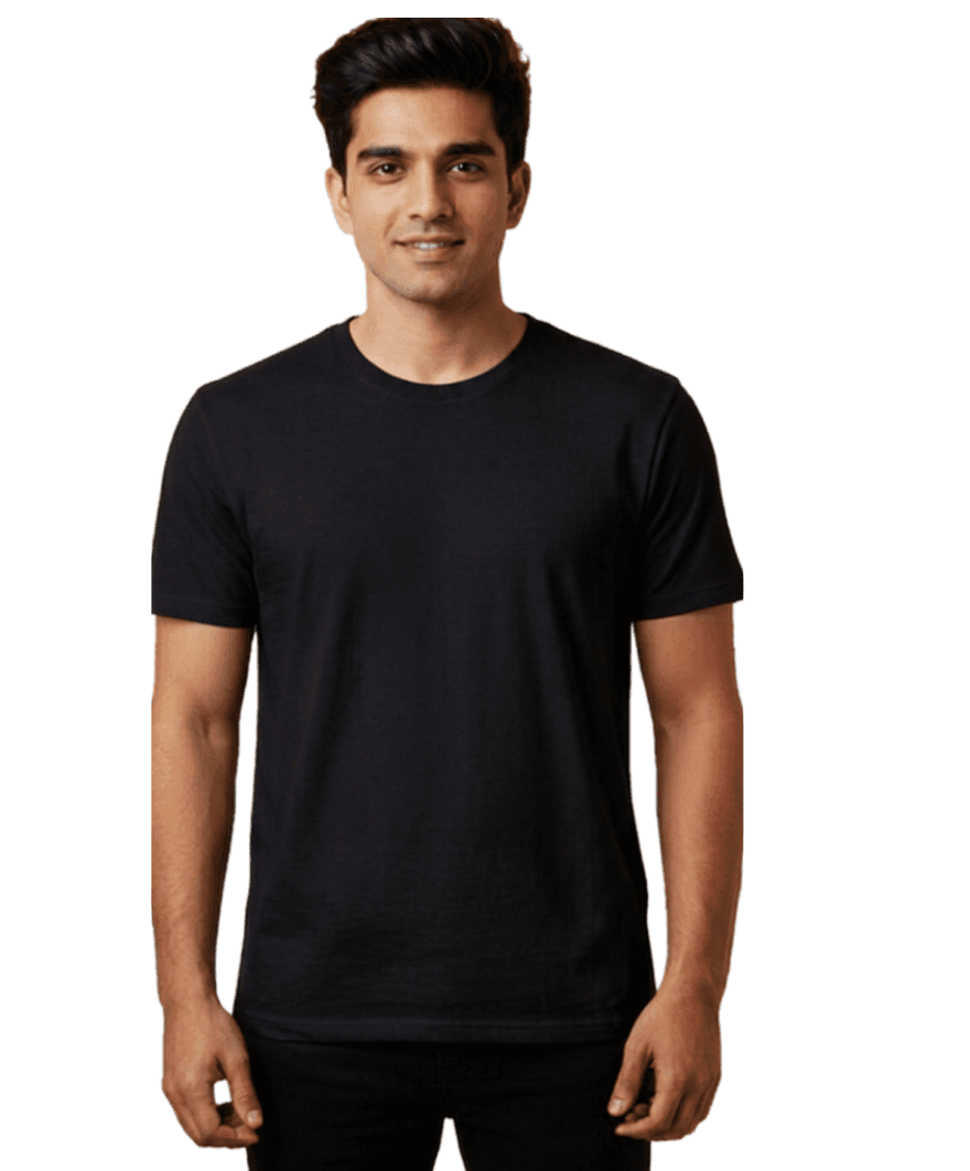 Custom Customized Cotton T-Shirt for Men & Women | Regular Fit | Half Sleeve | DTF Printed | Sizes S to XXXL print view 16