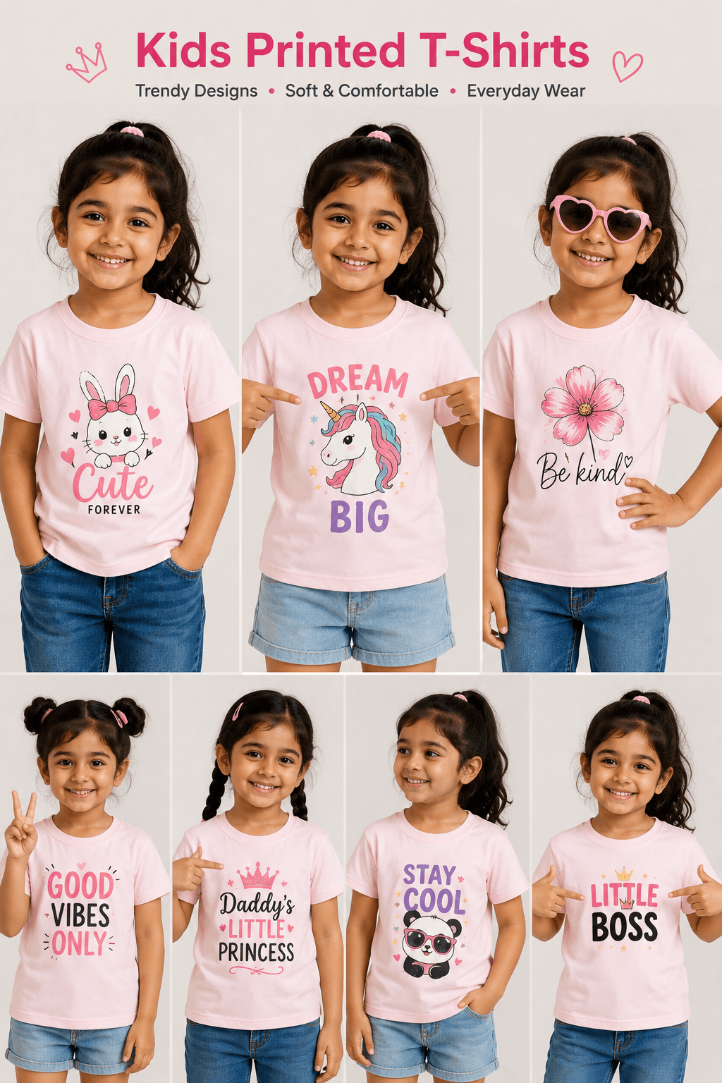 Custom Personalized T-Shirt – Upload Your Photo & Customize | Kids print view 3