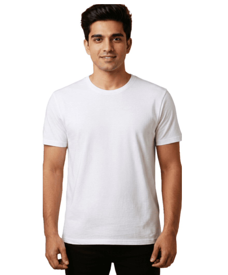 Custom Custom Photo T-Shirt – Personalized 100% Cotton Regular Fit Tee | Regular Fit print view 1