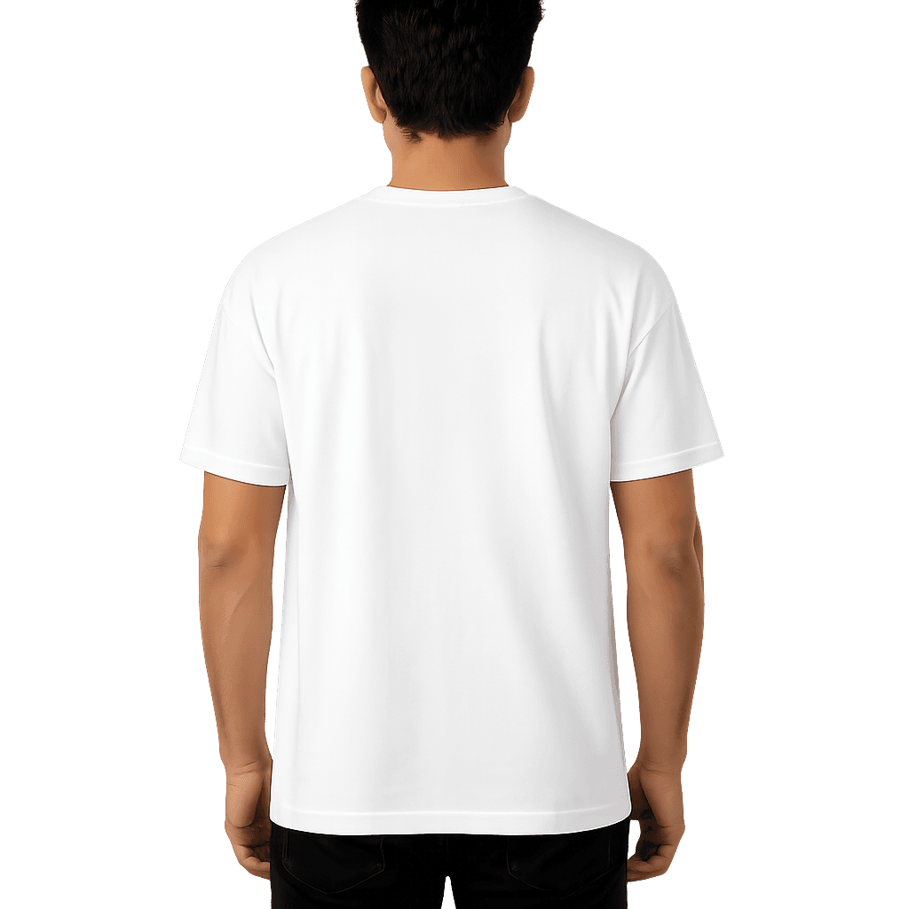 Custom Custom Photo T-Shirt – Personalized 100% Cotton Regular Fit Tee | Regular Fit print view 5