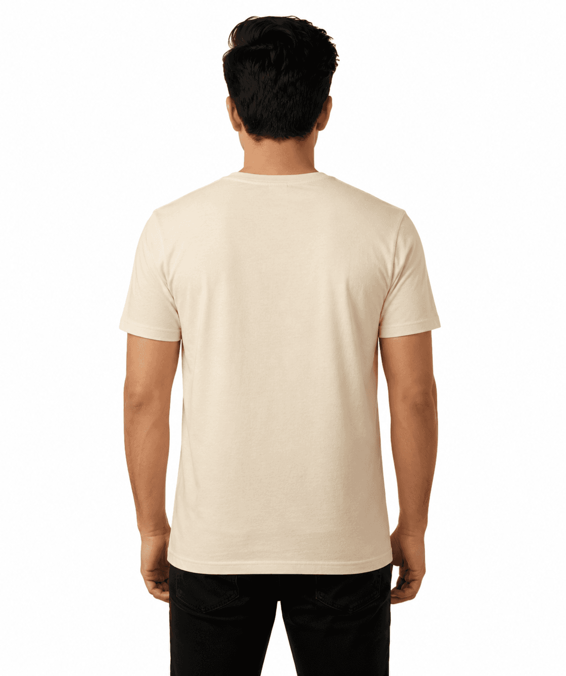 Custom Custom Photo T-Shirt – Personalized 100% Cotton Regular Fit Tee | Regular Fit print view 4