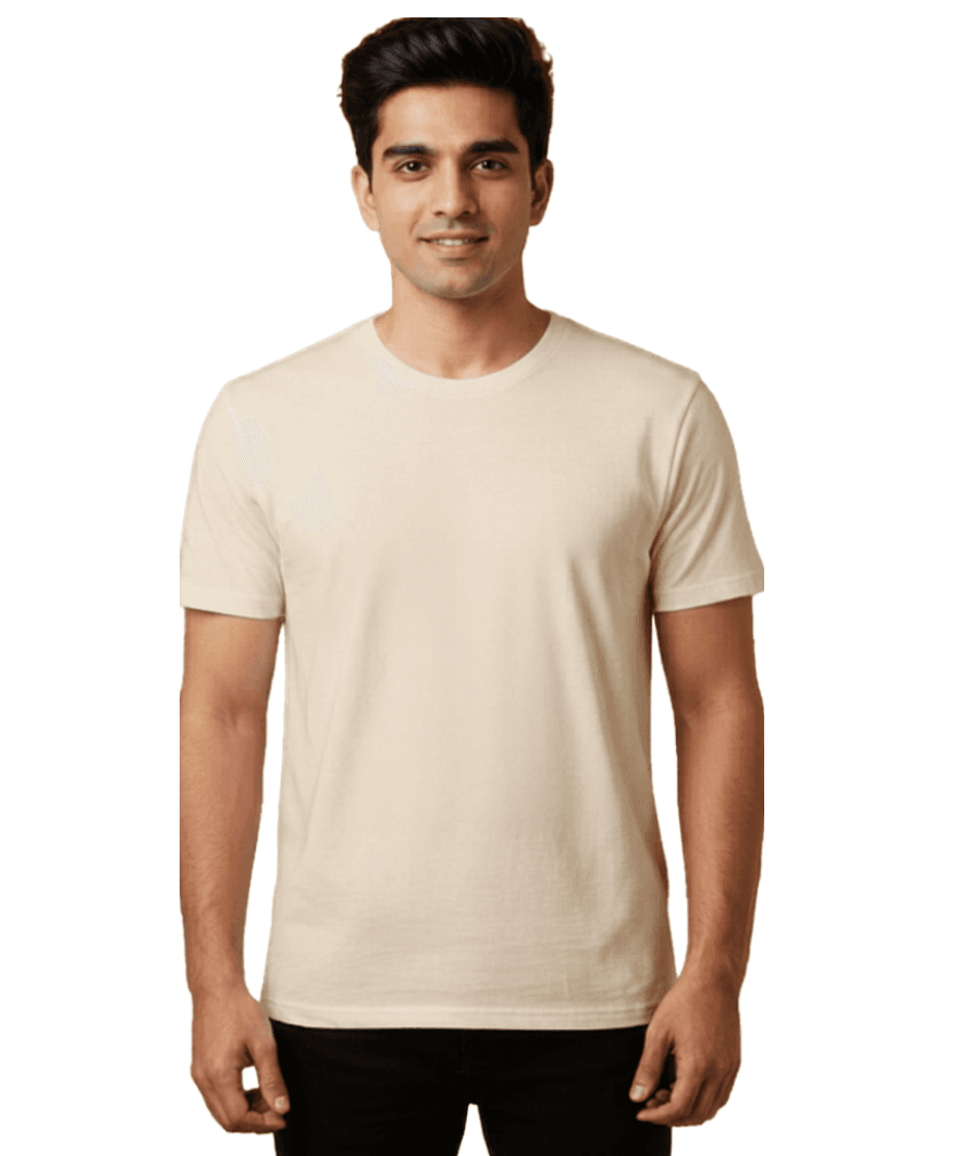 Custom Custom Photo T-Shirt – Personalized 100% Cotton Regular Fit Tee | Regular Fit print view 3