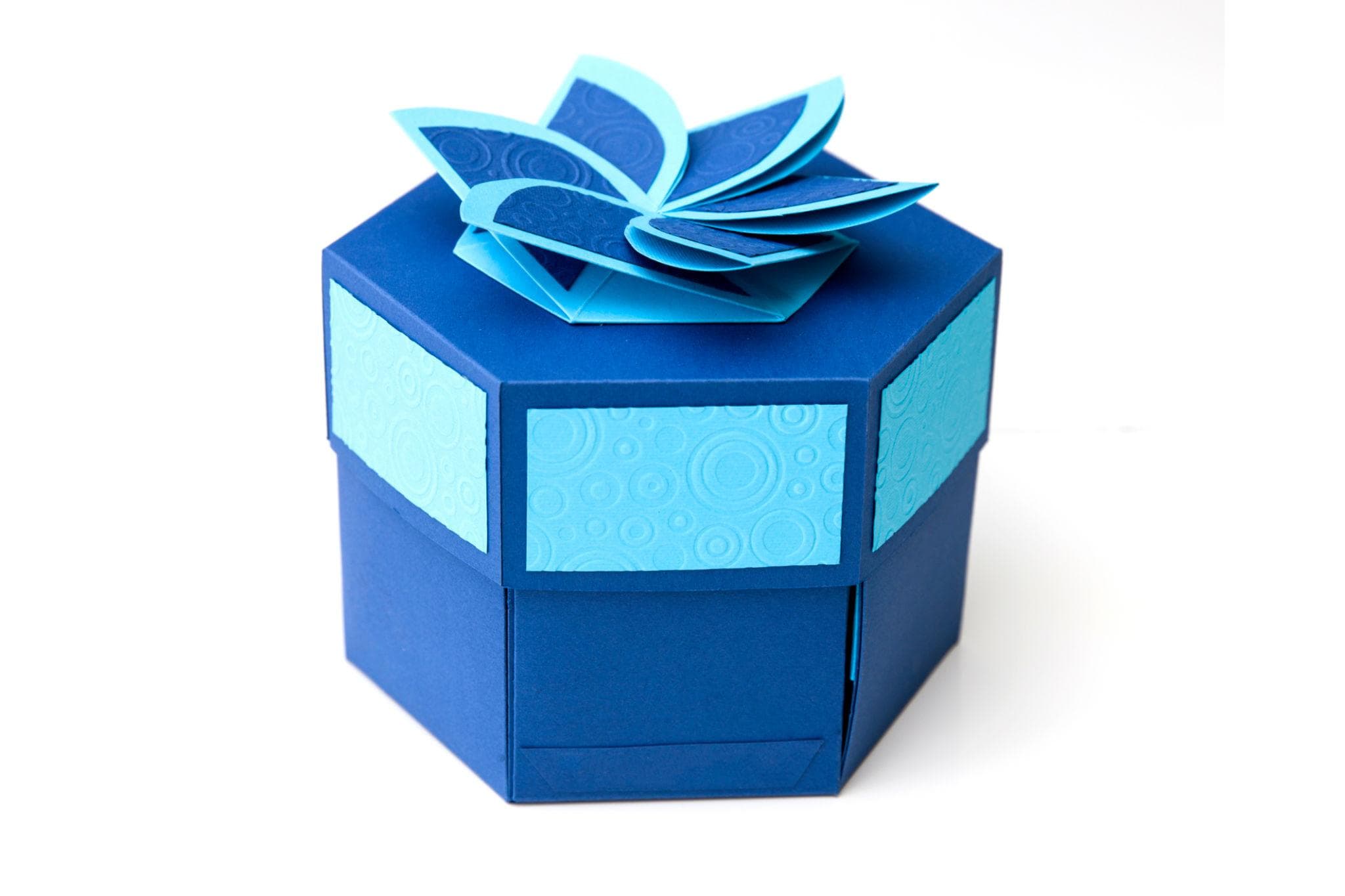 Custom Luxury Multilayer Hexagon Explosion Gift Box with Pop-Ups & Mini Keepsake Box – Perfect for Proposals, Anniversaries & Romantic Surprises print view 6