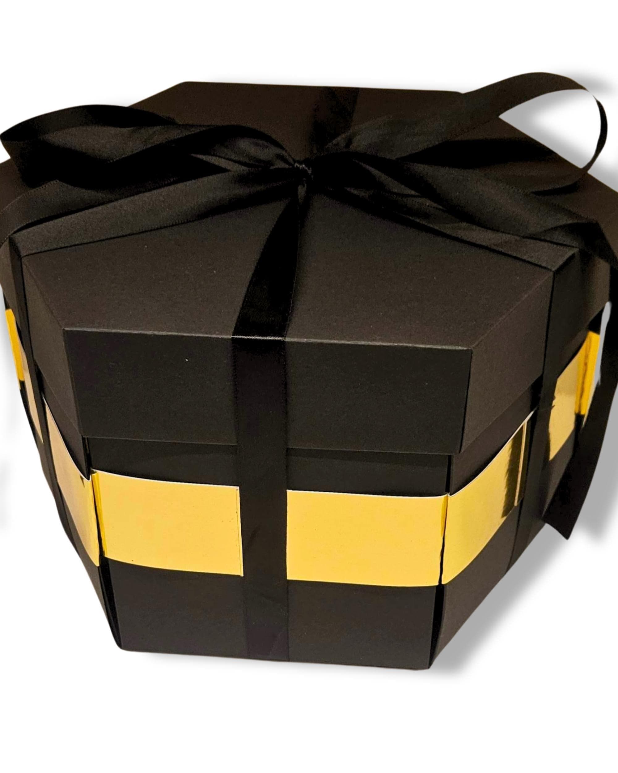 Custom Single Layer Hexagon Surprise Explosion Gift Box – Custom Photo Gift for Birthdays & Special Occasions printing in India